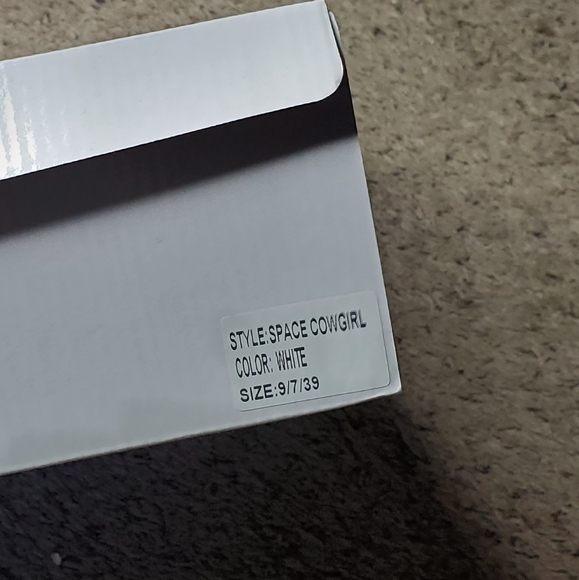 SOLD* YRU Space Cowgirl Glitter Boots - Picture 10 of 11